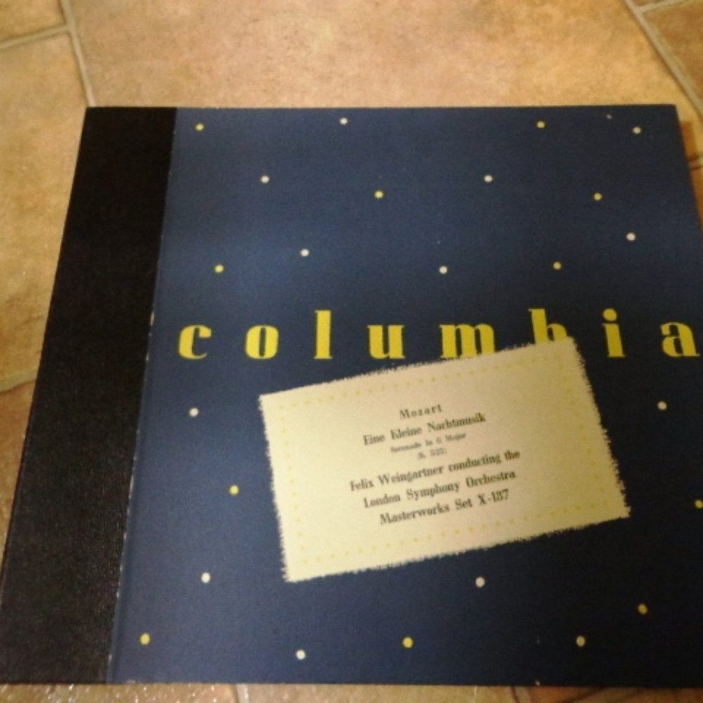 Vintage Columbia Mozart Record LPs (Set of 2)